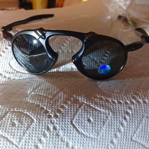 Oakley Madman NEW 006019 PEWTER BLK IRDIUM POLARIZED